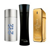 Kit 3 Parfums 212 Men NYC, One Million, Men (Eau de Parfum)